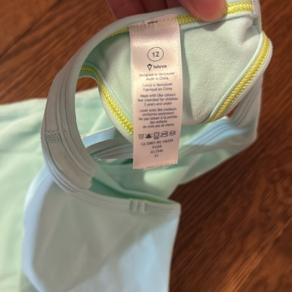 Ivivva Light Green Racer-Back Tank Top - Picture 4 of 4